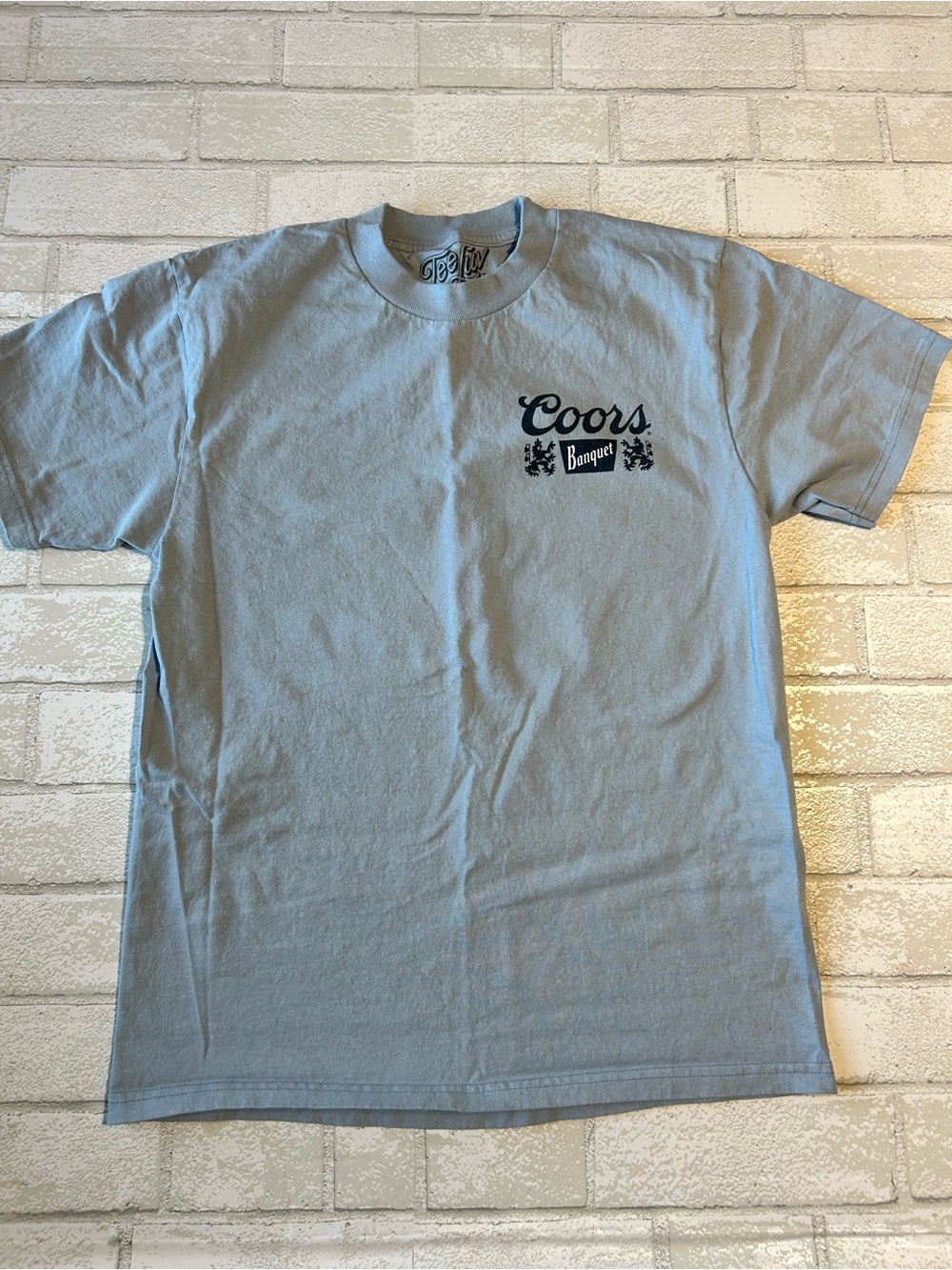 Coors banquet Light Blue Logo Tee - Men's Casual Shirt